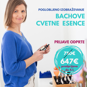 Poglobljeno izobraževanje za Bachove cvetne esence (online)